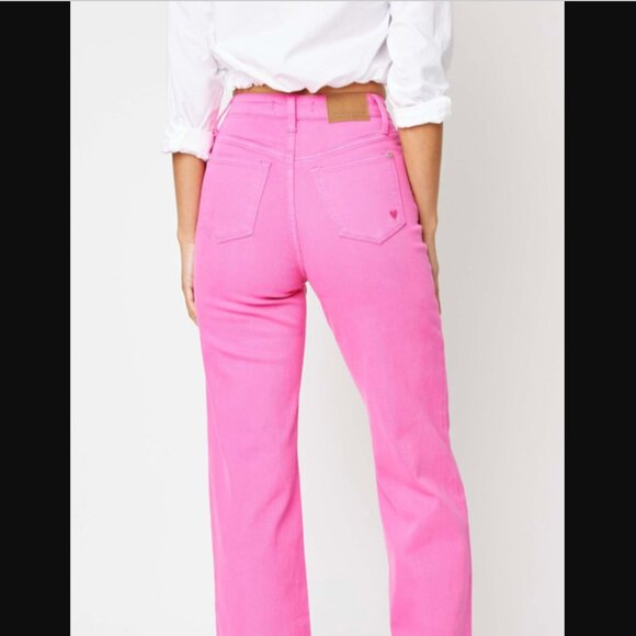 Judy Blue Pink Women Jeans - Picture 2 of 8
